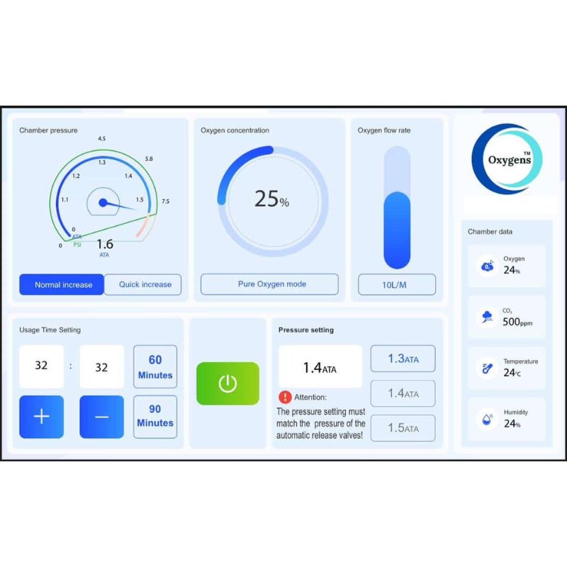 Vigour PRO Sit Up Portable Hyperbaric Oxygen Therapy Chamber HBOT Inflatable