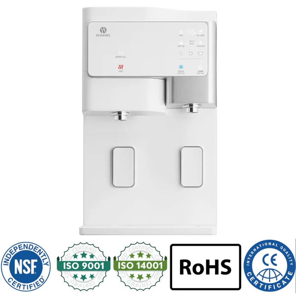 Hommix sanitRO 3-in-1 Luxury Countertop Reverse Osmosis Filtration System - White