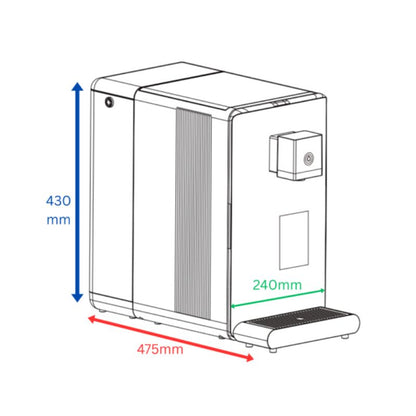 Osmio Zero 3.0 Hydrogen Reverse Osmosis System - Black