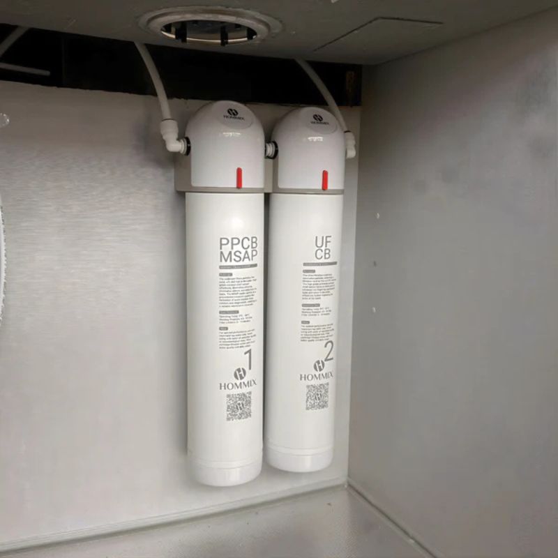 Hommix Ultra UF & Softening Drinking Water Filter with Pisa 304 Stainless Steel