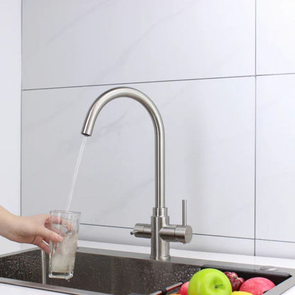 Hommix Ultra UF & Softening Drinking Water Filter with Pisa 304 Stainless Steel