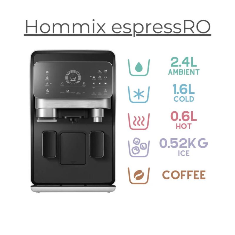 Hommix espressRO 5-in-1 Countertop Reverse Osmosis Filtration System