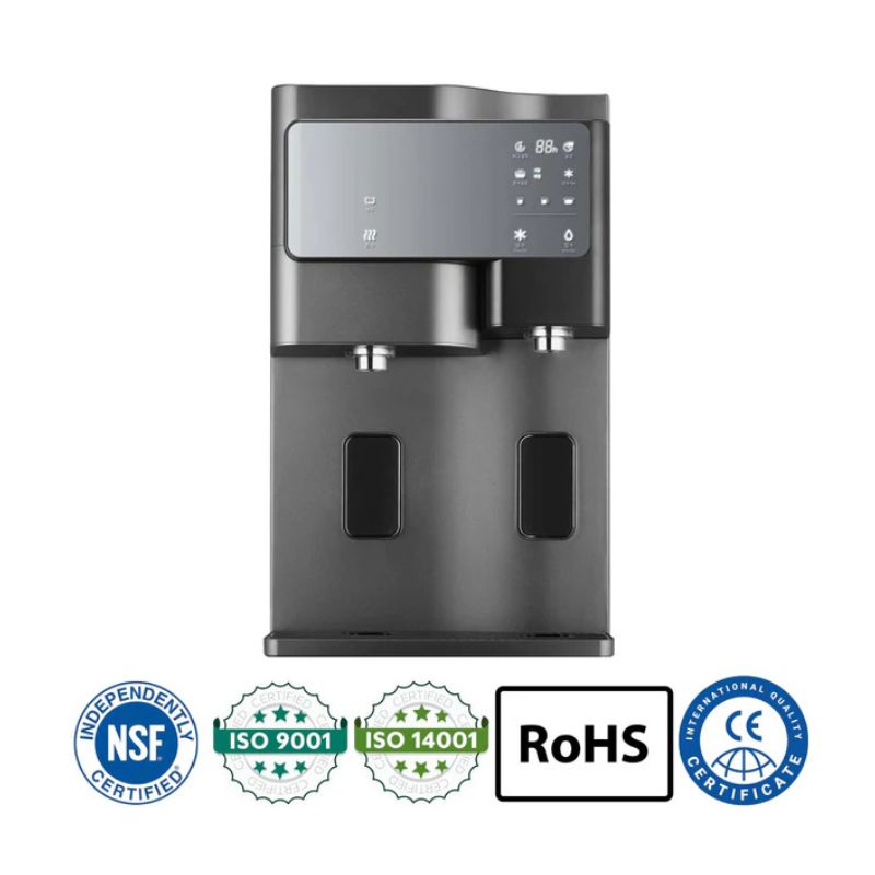 Hommix sanitRO 3-in-1 Luxury Countertop Reverse Osmosis Filtration System - Space Grey