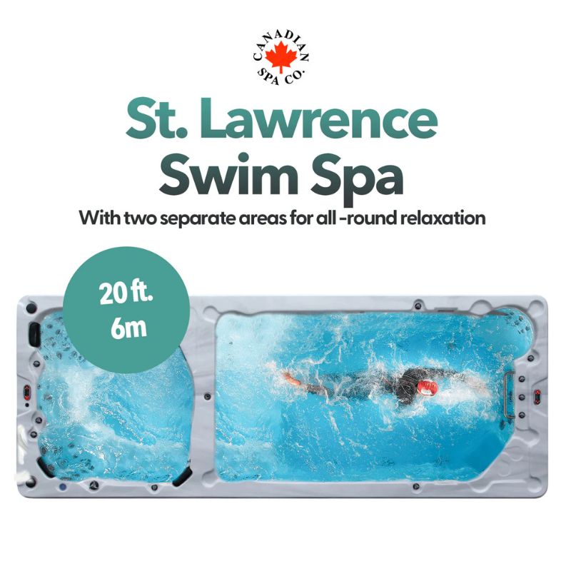 6 metre Swim Spa, Dual Temperature, Canadian Spa Co