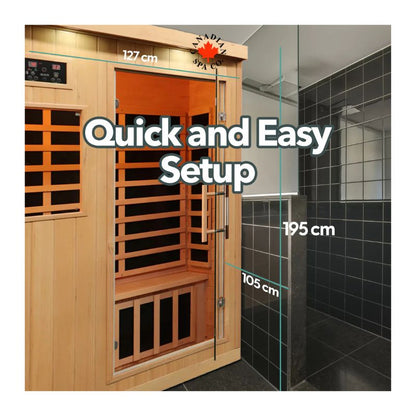 The Tremblant 2 Person Infrared Sauna