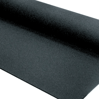 Jet Black Rubber Flooring Roll – 10m²
