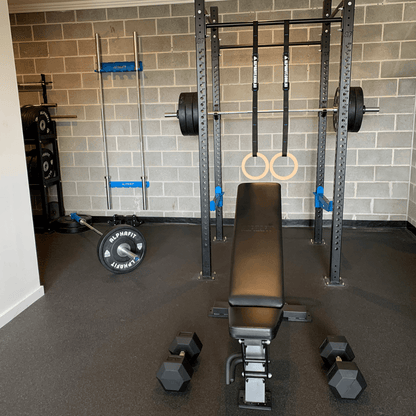 Jet Black Rubber Flooring Roll – 10m²
