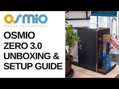 Osmio Zero 3.0 Hydrogen Reverse Osmosis System - Black